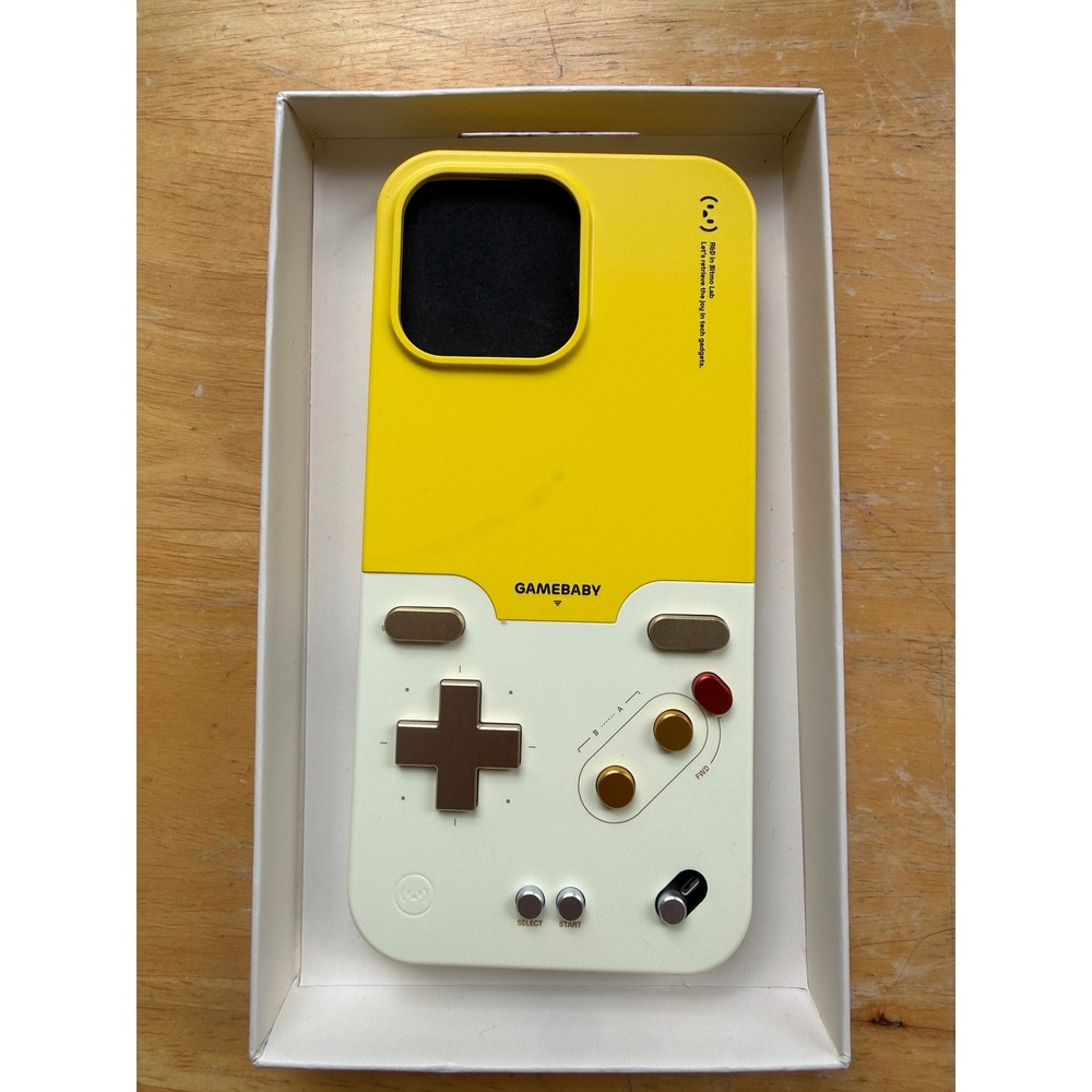 Bitmo Lab GAMEBABY Phone Case for iPhone 15/16 Pro Max
